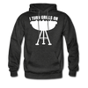 I Turn Grills On Funny BBQ Grilling Men's Hoodie - charcoal gray