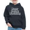 Busy Diong Nothing Funny Kids‘ Premium Hoodie - navy