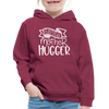 Little Mother Hugger Funny Kids‘ Premium Hoodie - burgundy
