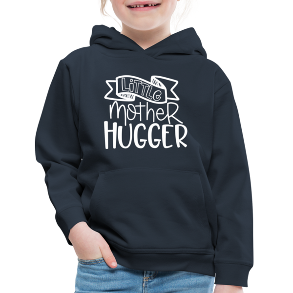 Little Mother Hugger Funny Kids‘ Premium Hoodie - navy