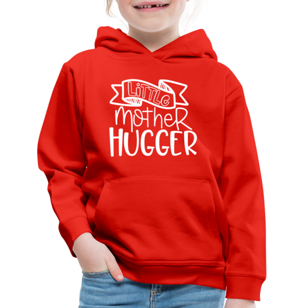 Little Mother Hugger Funny Kids‘ Premium Hoodie - red