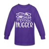 Little Mother Hugger Funny Kids' Long Sleeve T-Shirt - dark purple
