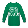 Little Mother Hugger Funny Kids' Long Sleeve T-Shirt - kelly green