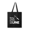 Sorry I Missed Your Call, I was on the Other Line Funny Fishing Tote Bag