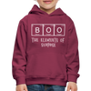 BOO the Elements of Surprise Dad Jokes Halloween Kids‘ Premium Hoodie - burgundy