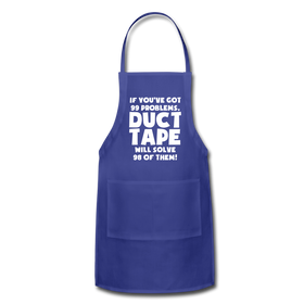 If You've Got 99 Problems, Duct Tape Will Solve 98 of Them! Adjustable Apron