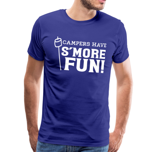 Camper's Have S'More Fun! Funny Camping Men's Premium T-Shirt - royal blue