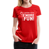 Camper's Have S'More Fun! Funny Camping Women’s Premium T-Shirt - red