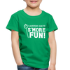 Camper's Have S'More Fun! Funny Camping Toddler Premium T-Shirt - kelly green