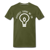 Physics Turns Me On Funny Geek Men's Premium T-Shirt - olive green
