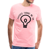 Physics Turns Me On Funny Geek Men's Premium T-Shirt - pink