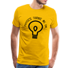 Physics Turns Me On Funny Geek Men's Premium T-Shirt - sun yellow