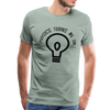 Physics Turns Me On Funny Geek Men's Premium T-Shirt