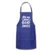 Ask Me About my Dad Jokes Funny Adjustable Apron