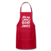Ask Me About my Dad Jokes Funny Adjustable Apron
