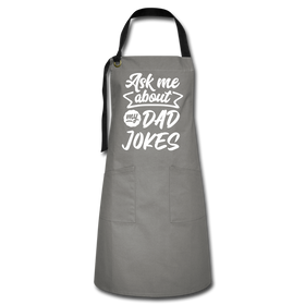 Ask Me About my Dad Jokes Funny Artisan Apron