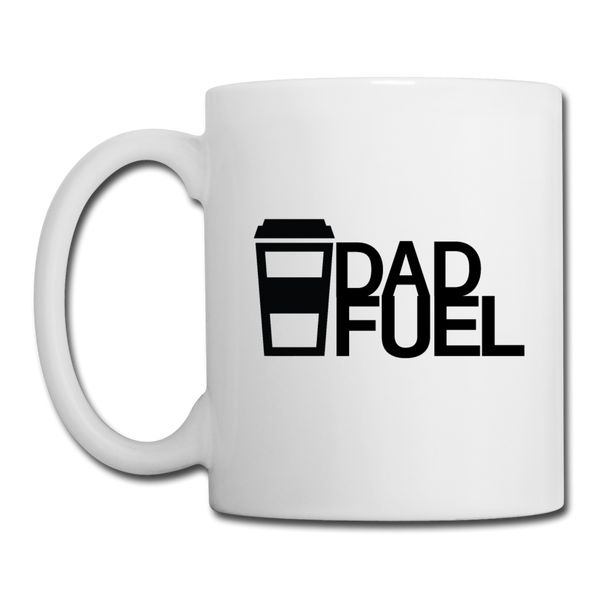Dad Fuel Funny Coffee Coffee/Tea Mug - white