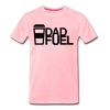 Dad Fuel Funny Coffee Men's Premium T-Shirt - pink