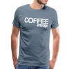 Funny Coffee ASAP! Men's Premium T-Shirt - steel blue