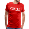 Funny Coffee ASAP! Men's Premium T-Shirt - red