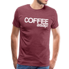 Funny Coffee ASAP! Men's Premium T-Shirt - heather burgundy