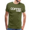 Funny Coffee ASAP! Men's Premium T-Shirt - olive green