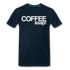Funny Coffee ASAP! Men's Premium T-Shirt - deep navy