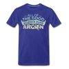 All of the Good Science Puns ARGON Nerd Men's Premium T-Shirt - royal blue