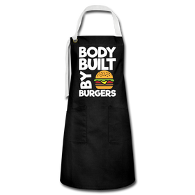 Body Built By Burgers Funny BBQ Artisan Apron