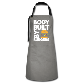 Body Built By Burgers Funny BBQ Artisan Apron