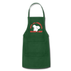 100% All American Grade A Beef Funny BBQ Adjustable Apron - forest green