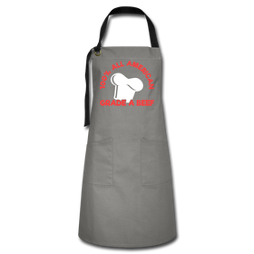 100% All American Grade A Beef Funny BBQ Artisan Apron