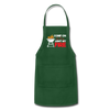 Come on Baby Light My Fire Funny BBQ Adjustable Apron - forest green