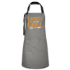 Lord of The Grill Funny Geek BBQ Artisan Apron - gray/black