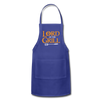 Lord of The Grill Funny Geek BBQ Adjustable Apron - royal blue