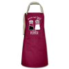 You're the Salt to my Pepper Funny Love Artisan Apron - burgundy/khaki