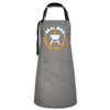 Real Men Play With Fire Funny BBQ Artisan Apron - gray/black