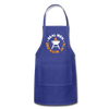 Real Men Play With Fire Funny BBQ Adjustable Apron - royal blue