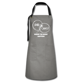 Funny Dad Jokes Venn Diagram Father's Day Artisan Apron