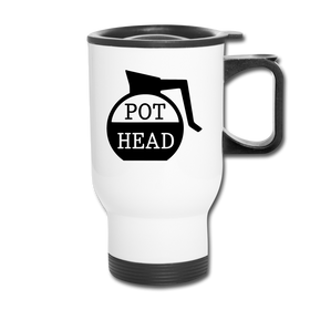 Pot Head Funny Coffee Travel Mug