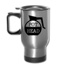 Pot Head Funny Coffee Travel Mug - silver