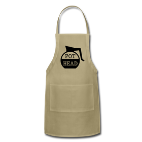 Pot Head Funny Coffee Adjustable Apron