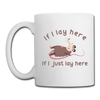 If I Lay Here If I Just Lay Here Possum Coffee/Tea Mug - white