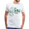 Oh Kale No! Funny Food Pun Men's Premium T-Shirt - white
