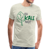 Oh Kale No! Funny Food Pun Men's Premium T-Shirt - heather oatmeal
