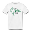 Oh Kale No! Funny Food Pun Toddler Premium T-Shirt - white