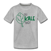 Oh Kale No! Funny Food Pun Kids' Premium T-Shirt - heather gray