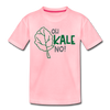 Oh Kale No! Funny Food Pun Kids' Premium T-Shirt - pink