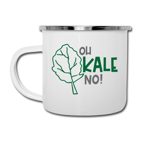 Oh Kale No! Funny Food Pun Camper Mug