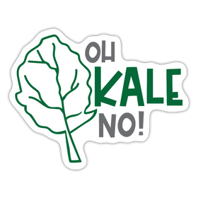Oh Kale No! Funny Food Pun Sticker